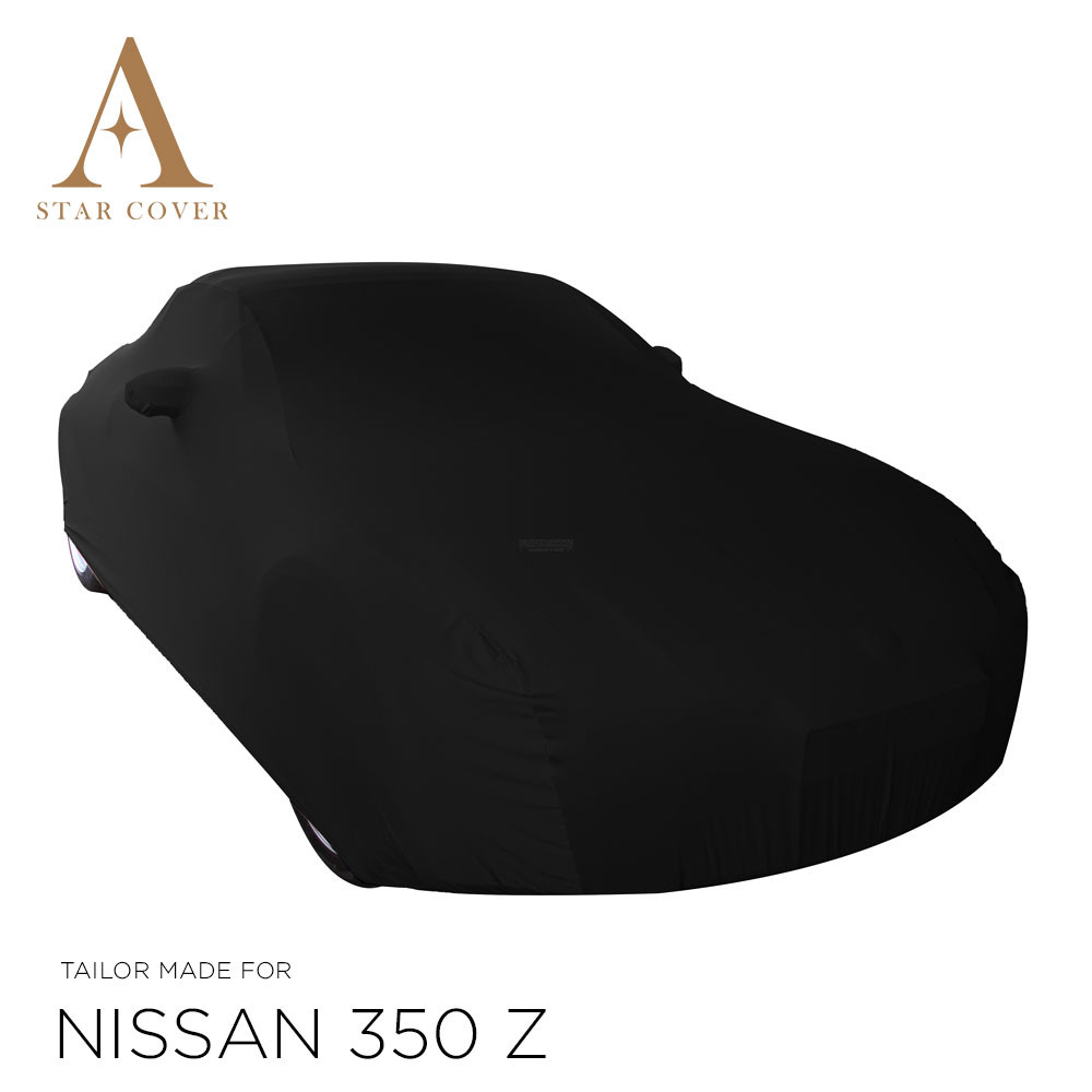 NISSAN 350Z Waterproof Max Series Car Cover, Black with Mirror
