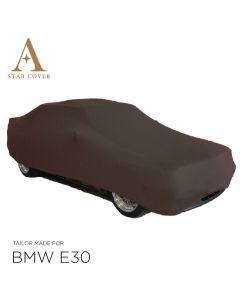 BMW 3 Series Cabrio E30 Indoor Car Cover - Tailored - Black