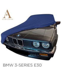 BMW 3 Series Cabrio E30 Indoor Car Cover - Tailored - Blue