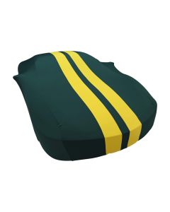 Ferrari F355 F1 Spider indoor cover - Green with yellow striping