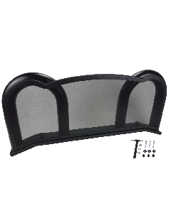 Fiat Barchetta anti roll bars + wind deflector - BLACK EDITION 1995-2005