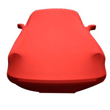 Porsche 911 Convertible (993) 1993-1998 - Indoor Car Cover - Red - Mirror Pockets